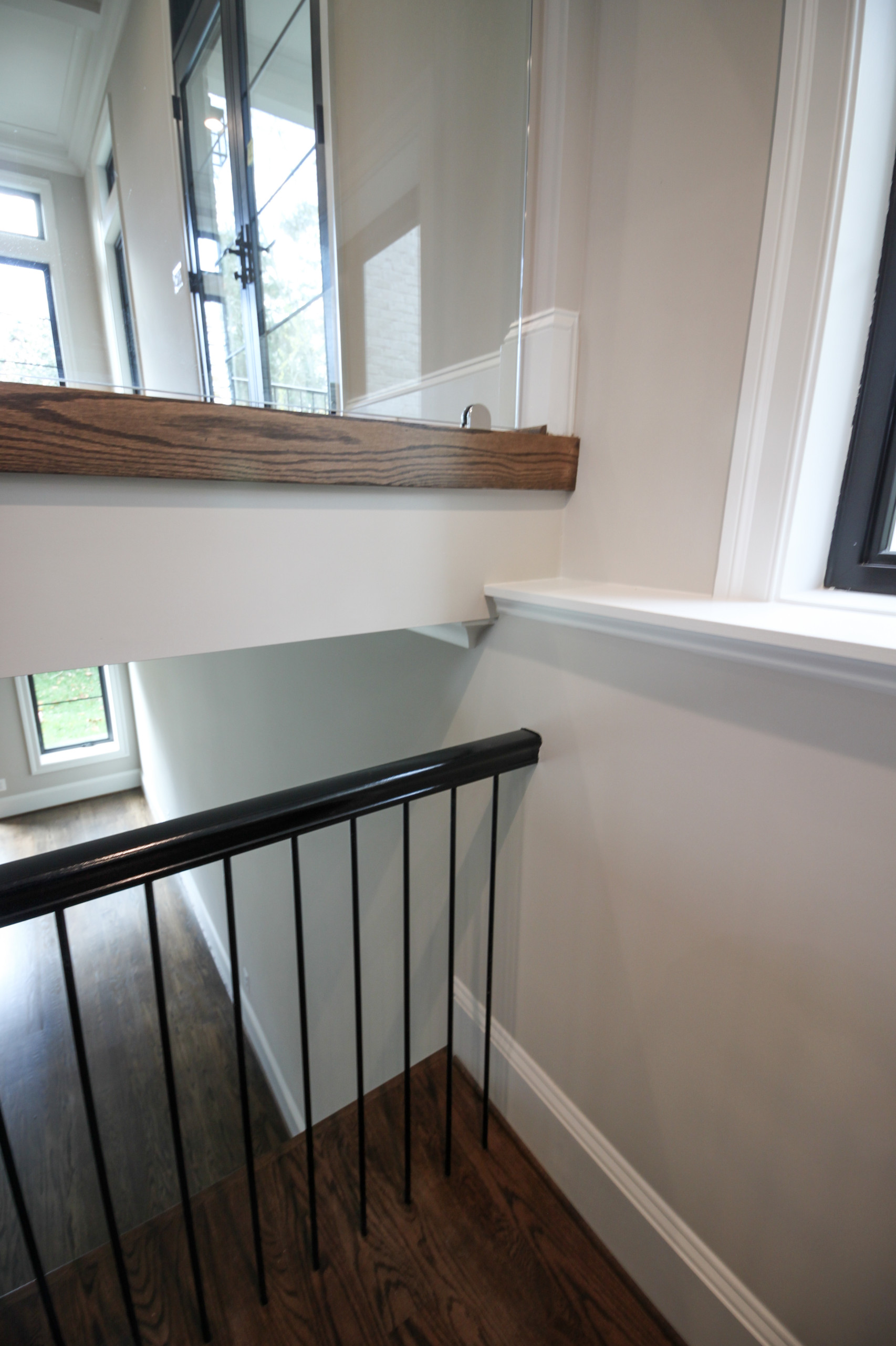 89_Eclectic and Edgy Staircase in French Contemporary Residence, McLean VA 2210