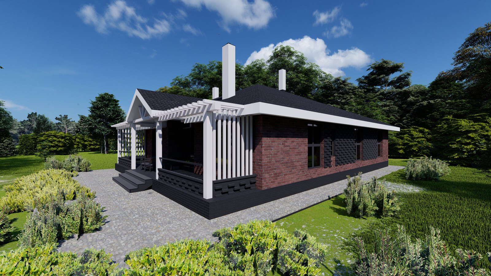 Проект одноэтажного дома