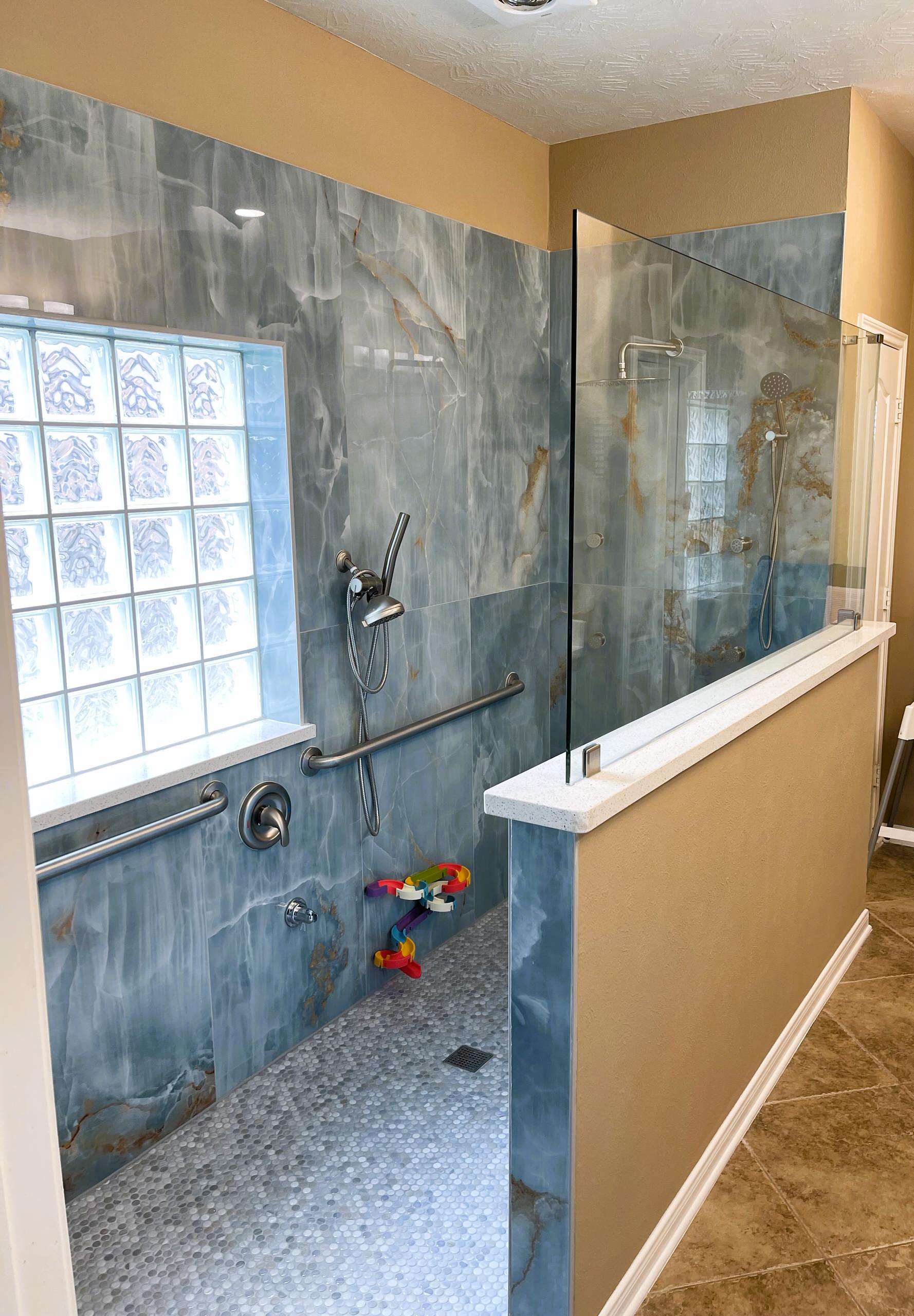 Convert shower and bathtub to ADA Shower in Cypress