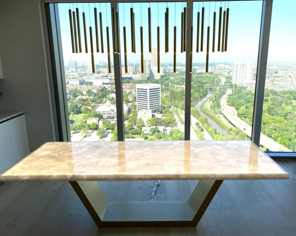 Allen Parkway Highrise Backlit Dining Table