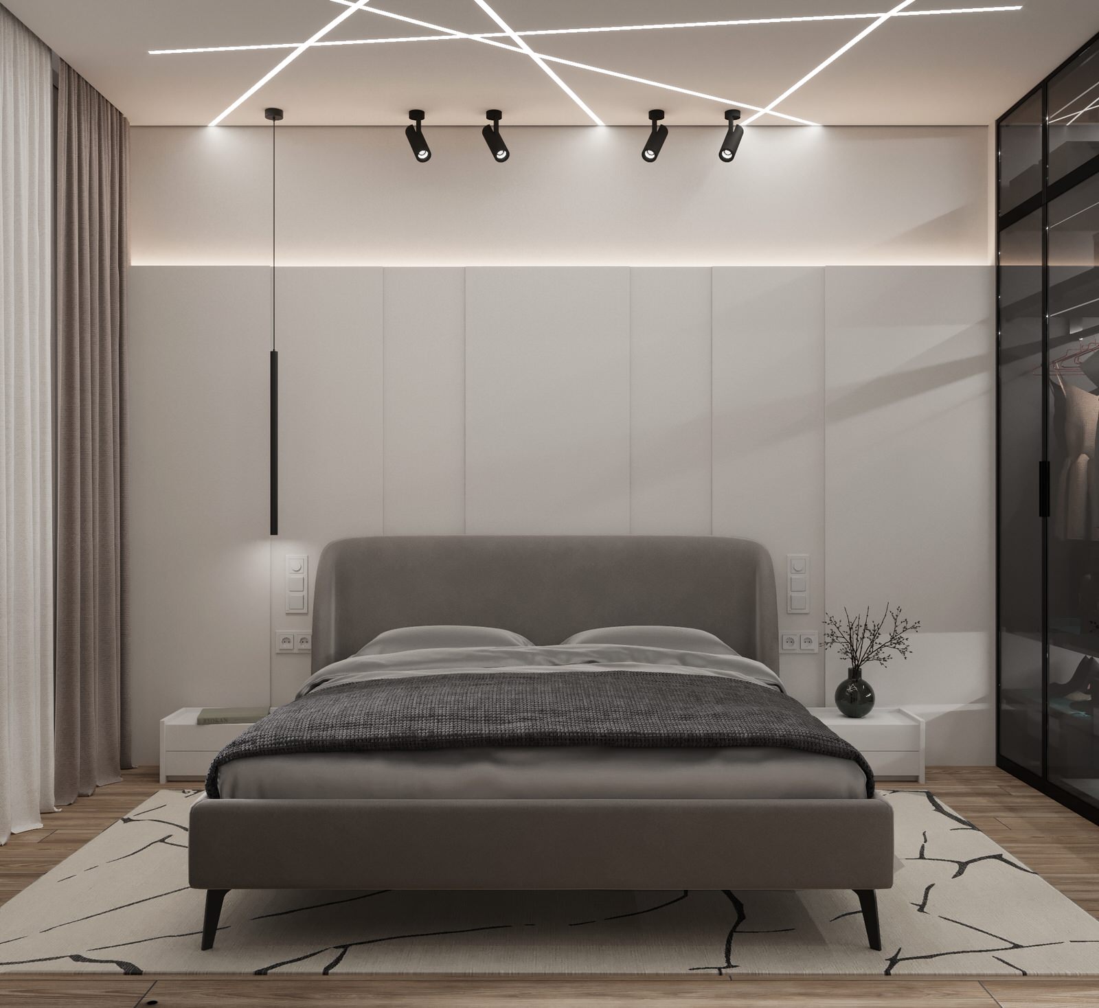 Визуализация дизайн-проекта 2-х комнатной квартиры