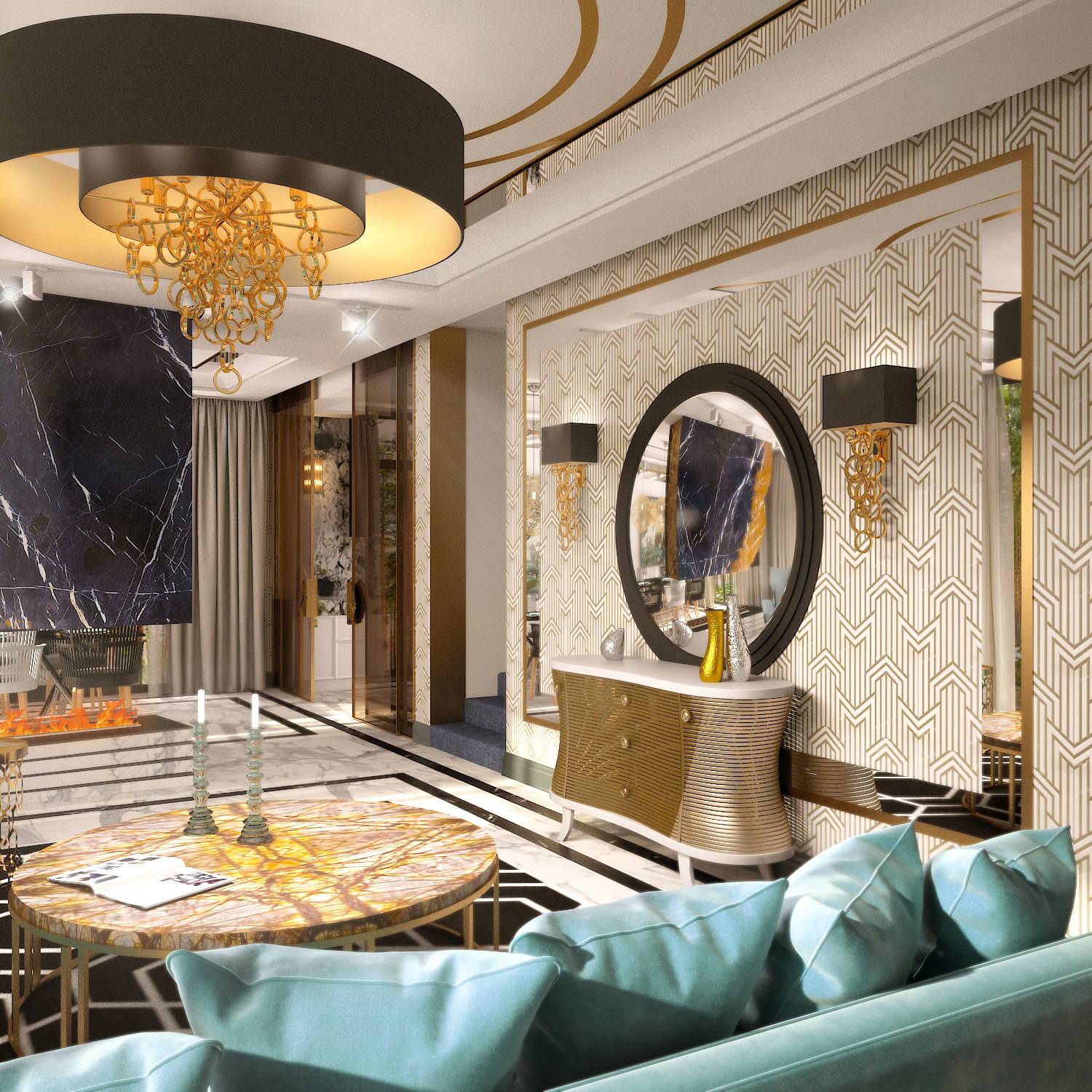 Гостиная -кухня