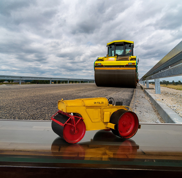 Steamroller Scale Model Metal Handmade Steam Roller Model, Collectible Metal Scale Model Steam ...