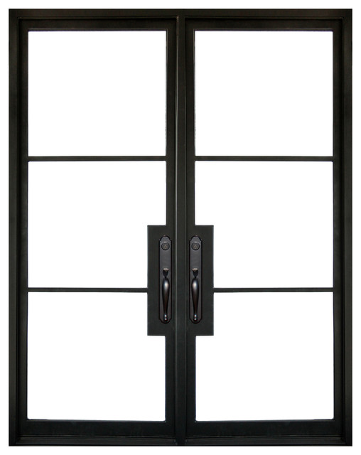 Vision Steel 72 X96 Wrought Iron Door 6 Jamb Transitional