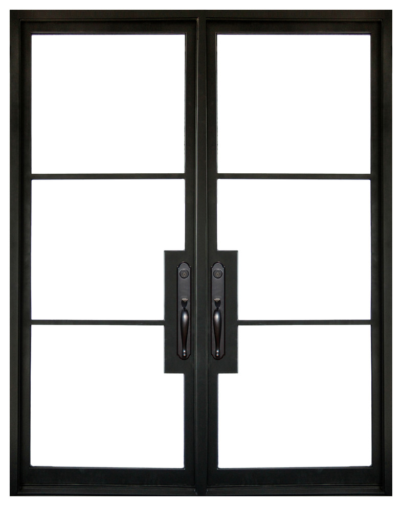Vision Steel 72 X96 Wrought Iron Door 6 Jamb Transitional