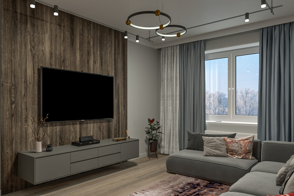 Дизайн-проект трехкомнатной квартиры в Санкт-Петербурге