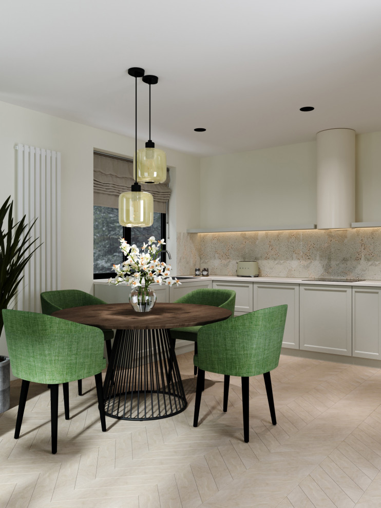 Дизайн-проект кухни-гостиной