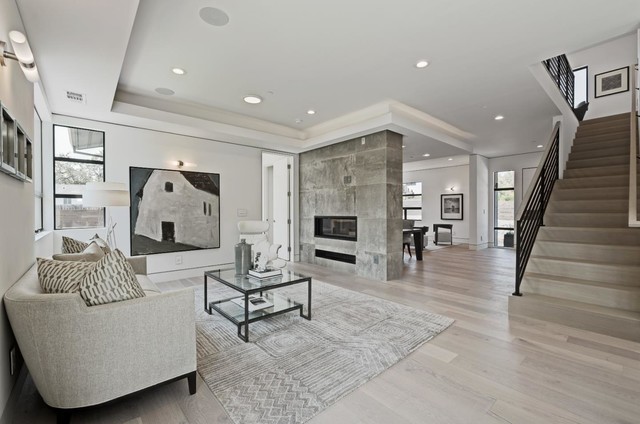 Modern Menlo Park contemporary-vardagsrum