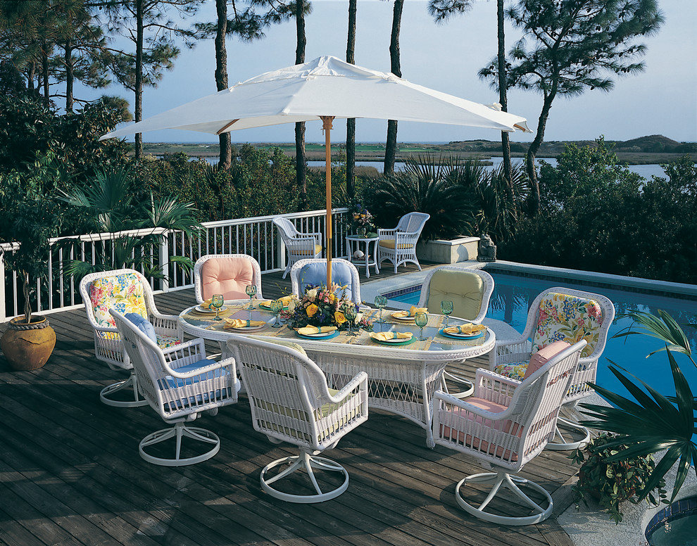 Inspiration for a coastal deck remodel in Boston