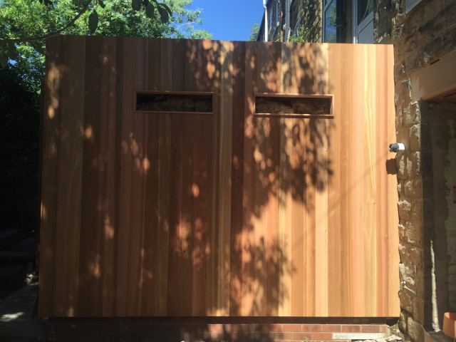 Cedar Cladding Kitchen Extension contemporary