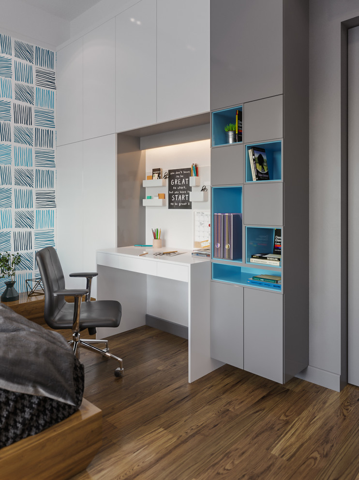 Спальная комната для подростка в доме