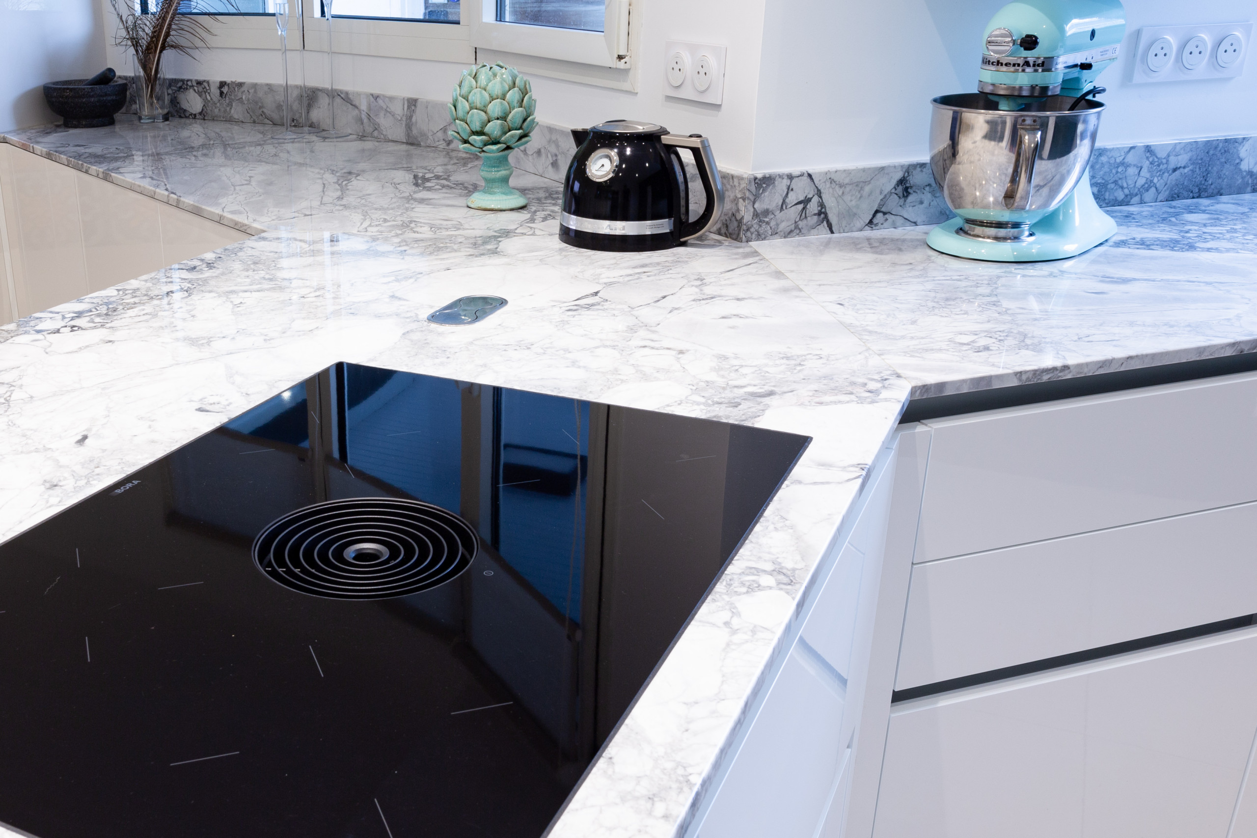 Création d'une cuisine atypique dans une maison d'architecte