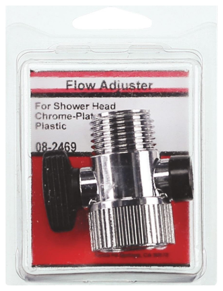 Lasco 082469 Plastic Shower Head Flow Adjuster, Chrome Plated