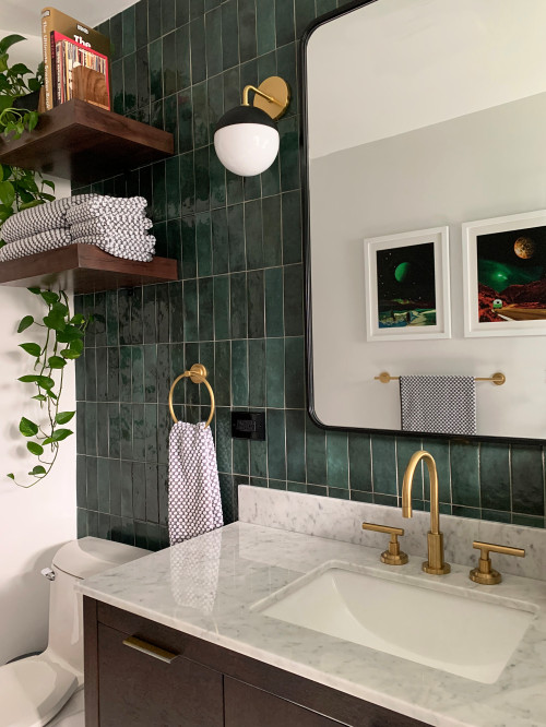 Why Green Backsplash Is Never Outdated? | Marble Systems