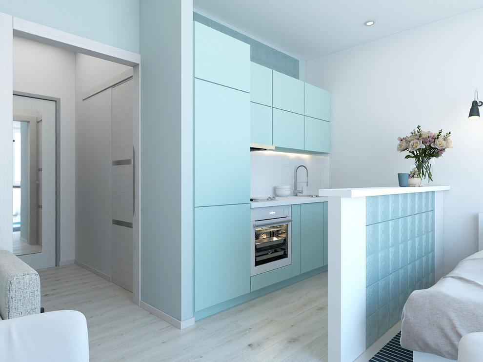 Дизайн-проект апартаментов 27 м кв в Севастополе