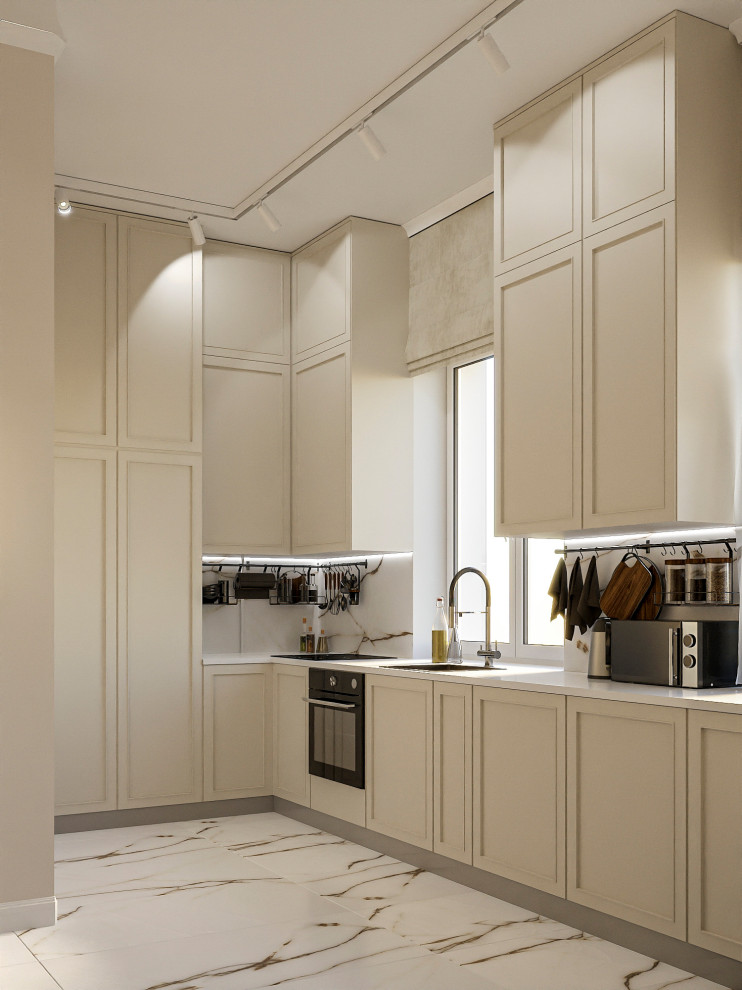 «Неоклассика в сердце Петербурга» Дизайн-проект двухкомнатной квартиры