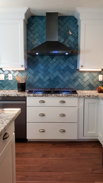 Blue Kitchen transitional-kitchen