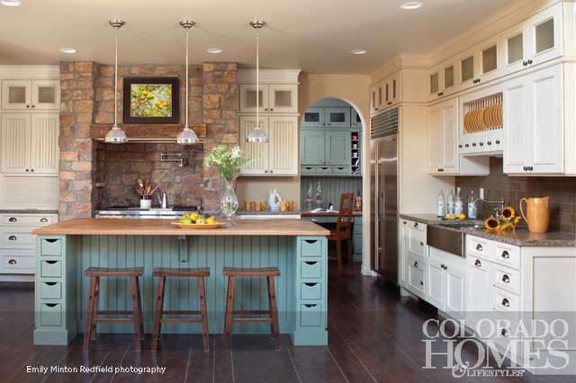 Rustic Kitchen Mediterranean Kitchen Denver By Elaine St Louis