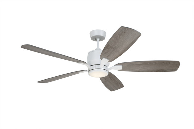Ion Eco Fan Satin White Transitional Ceiling Fans By Lamps Expo