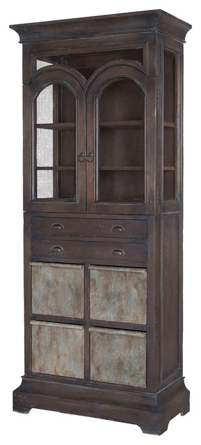Guild Master Farmhouse Kitchen Display Cabinet Farmhouse China