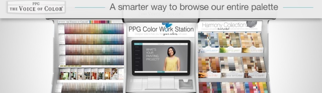 Ppg Voice Of Color Display Siteandsite Ppg Voice Of Color Fallingwater Series
