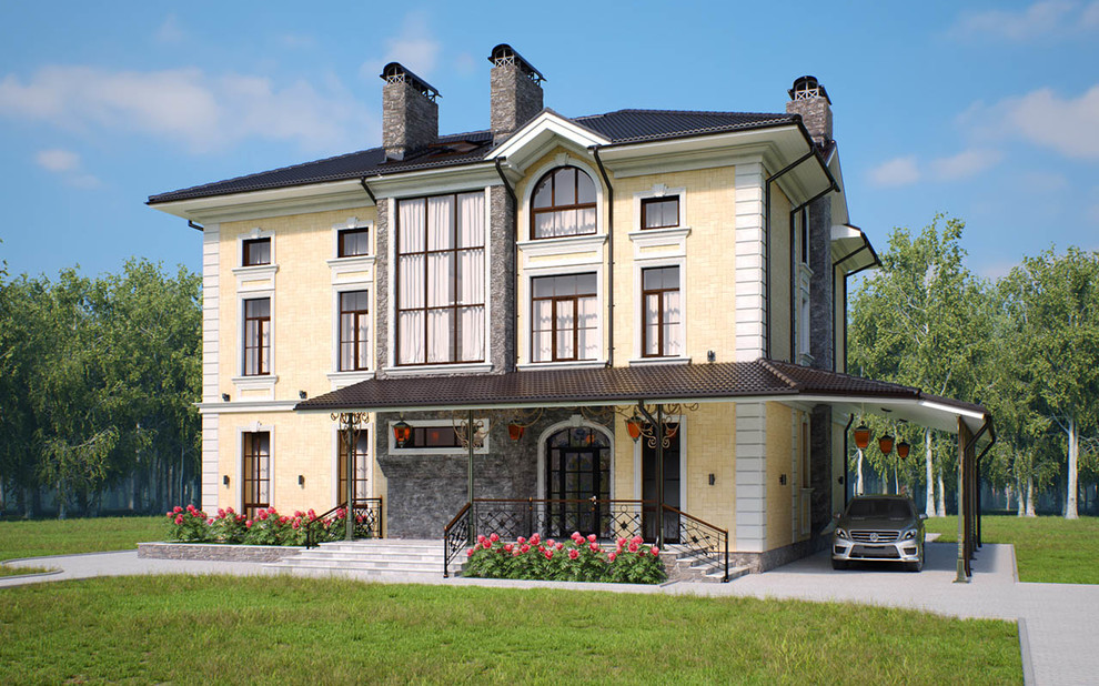 Проект дома с гаражом 600 кв.м