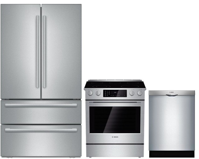 3 Piece Kitchen Appliances Package with B21CL81SNS 36 ...