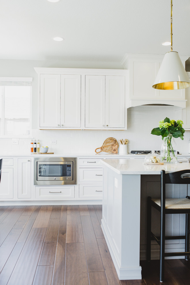 Inspiration for a transitional kitchen remodel in Denver
