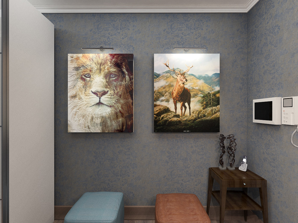 Дизайн интерьера однокомнатной квартиры.Современная класиика