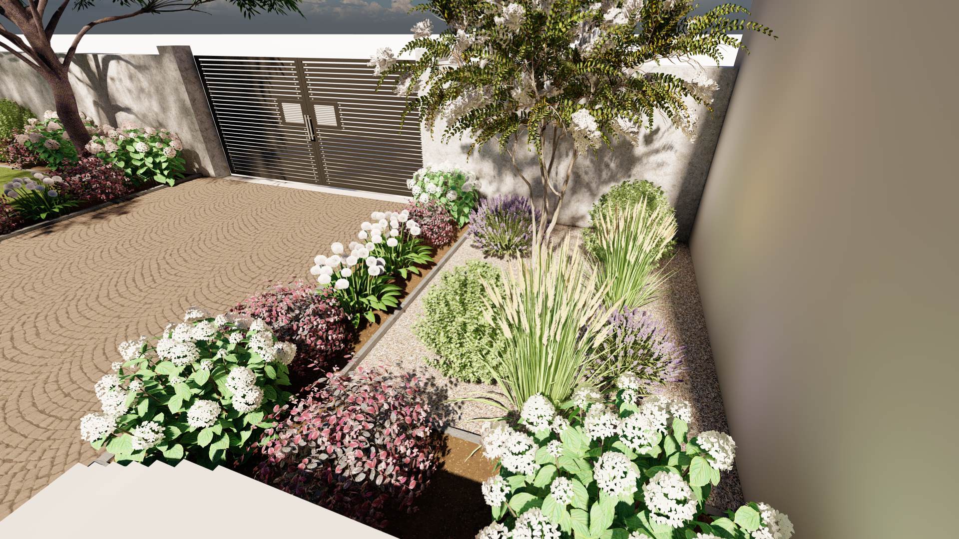 The white garden