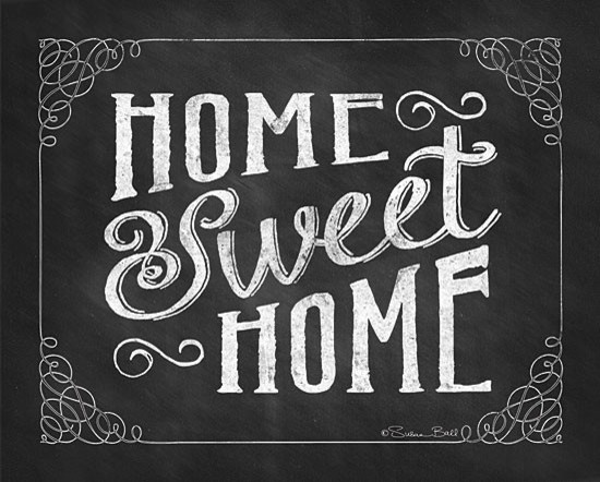 "Home Sweet Home" Chalk Art Print