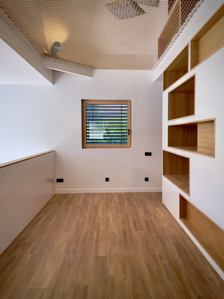 (En cours) Maison ossature bois mixte enduit, bardage bois