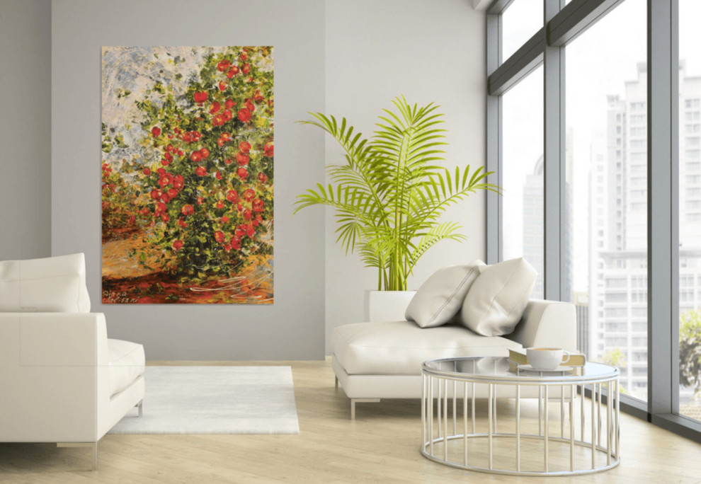 Гостиная - Дизайн интерьера - Картины художницы Дианы Маливани (2)