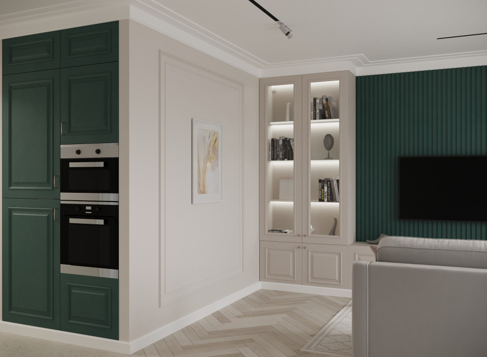 Дизайн-проект трехкомнатной квартиры в современном стиле