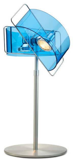 Pablo Gloss Table Lamp 18" - 27" Blue