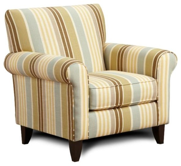 Chelsea Home Hudson Accent Chair Upholstered in Zola Flax