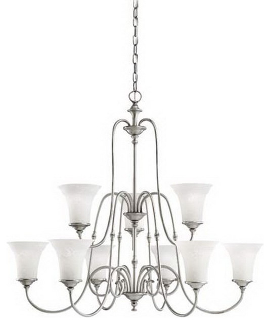 Kichler Lighting 9Light Northampton Chandelier, Antique Pewter