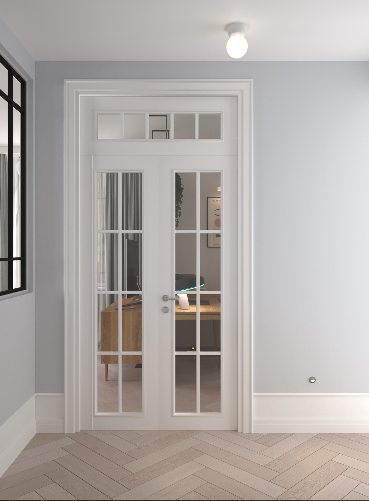 Светлая квартира в "сталинке"