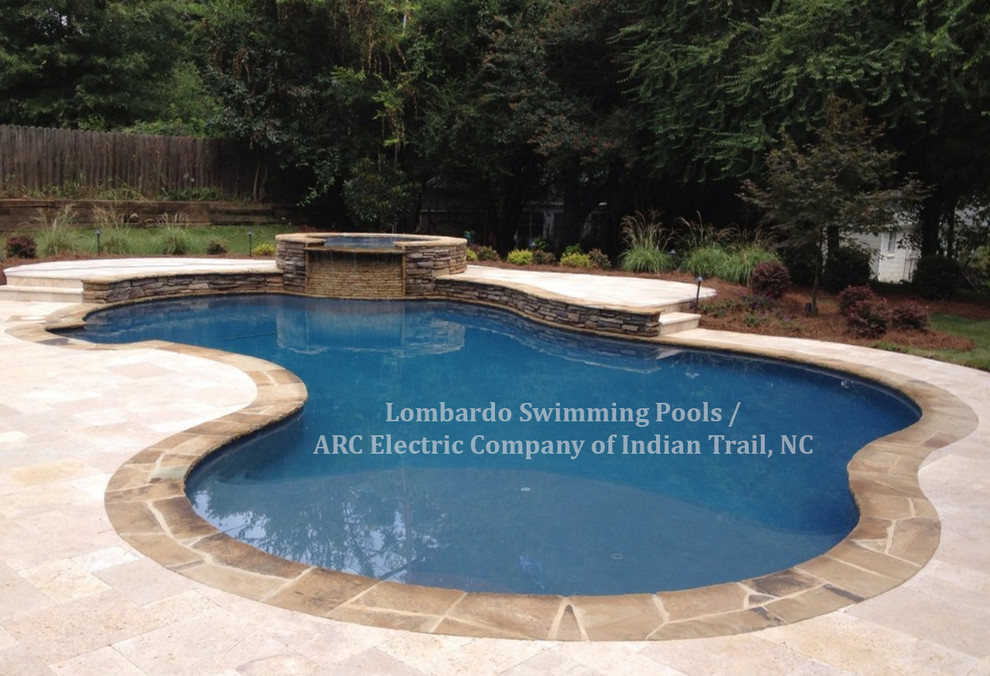 Pool - mid-sized pool idea in Charlotte