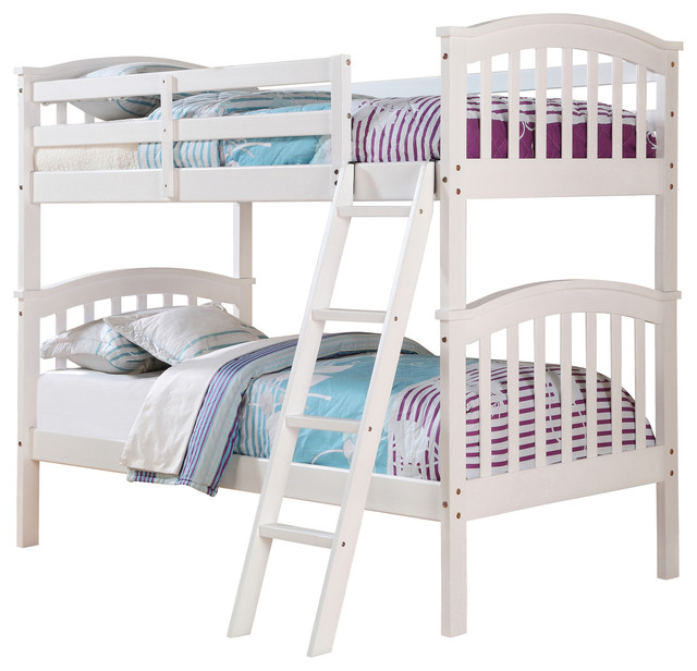 Kids Columbia Bunk Bed, Twin Over Twin
