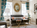 Transitional Living Room by LORNA GROSS Interior Design