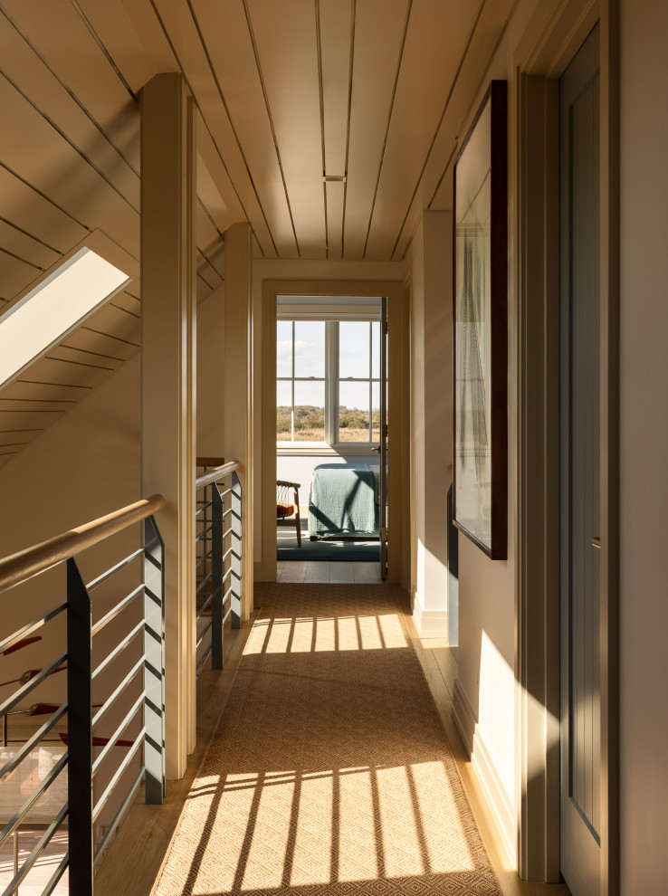 Inspiration for a coastal hallway remodel in Philadelphia