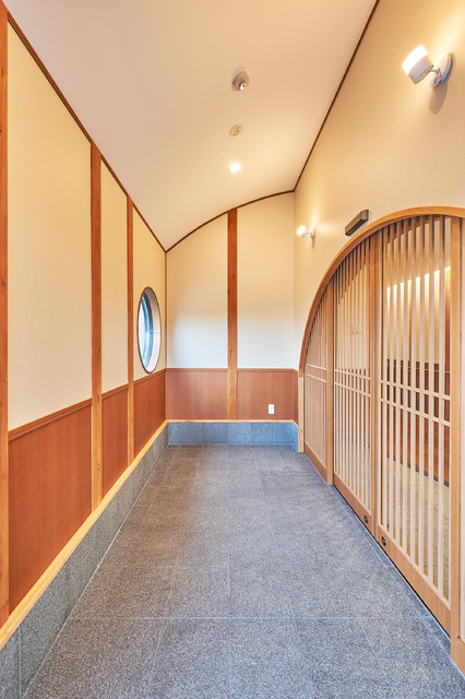 自然を表す建築 japanisch-eingang