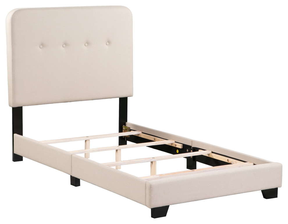 Helene Bed In A Box Transitional Panel Beds by Boraam Industries