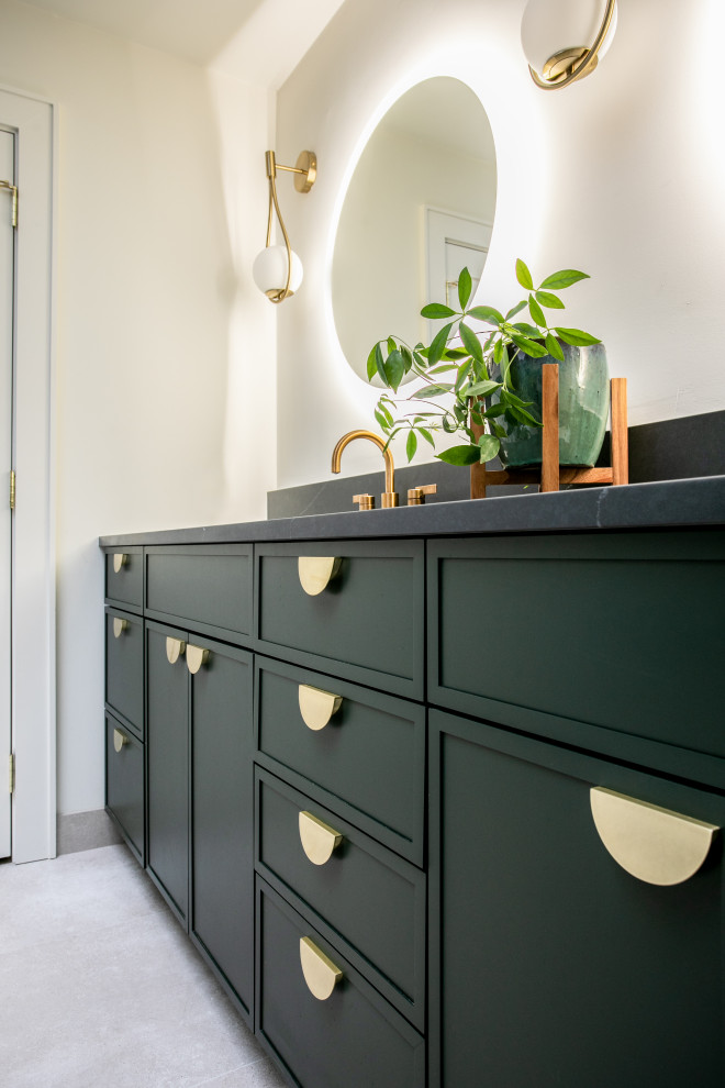 Sam Houston Circle Transitional Bathroom Austin by Troo Designs