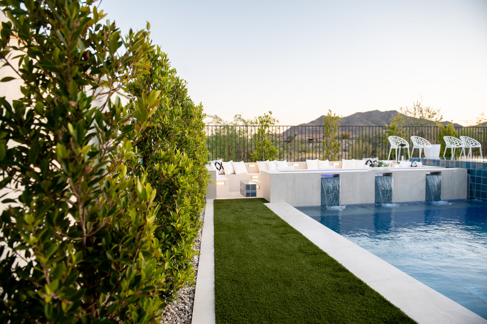 Modern pool