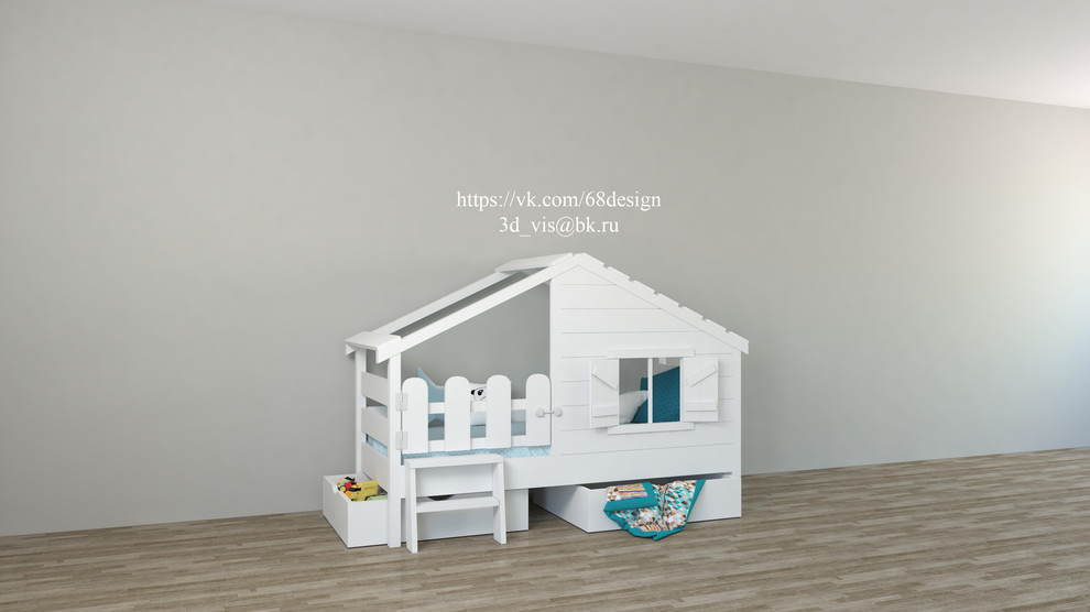 Разработка линейки детских кроватей "Домики"