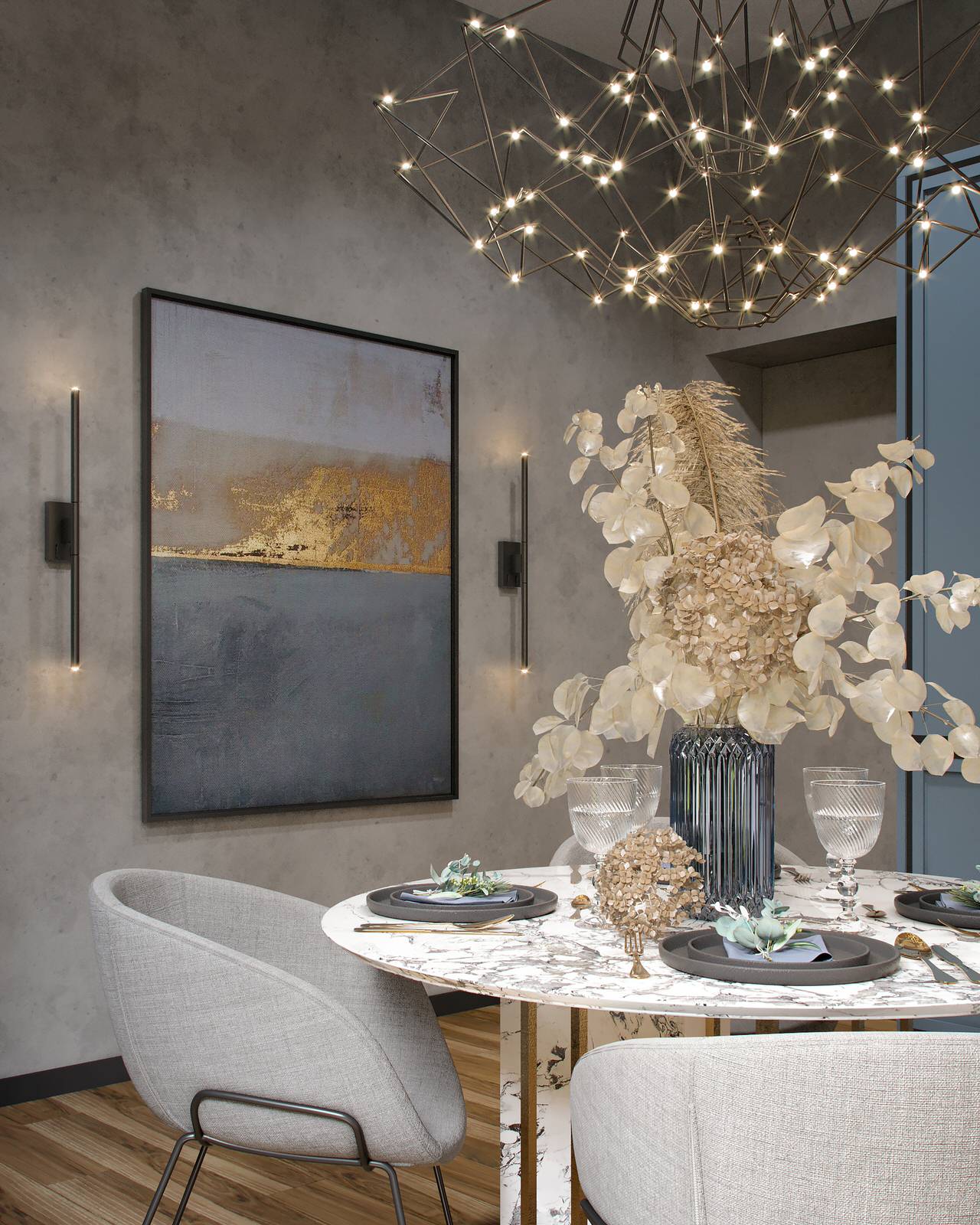 Кухня в загородном доме