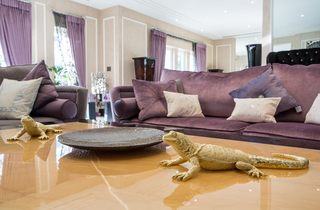 Sunningdale contemporary-vardagsrum