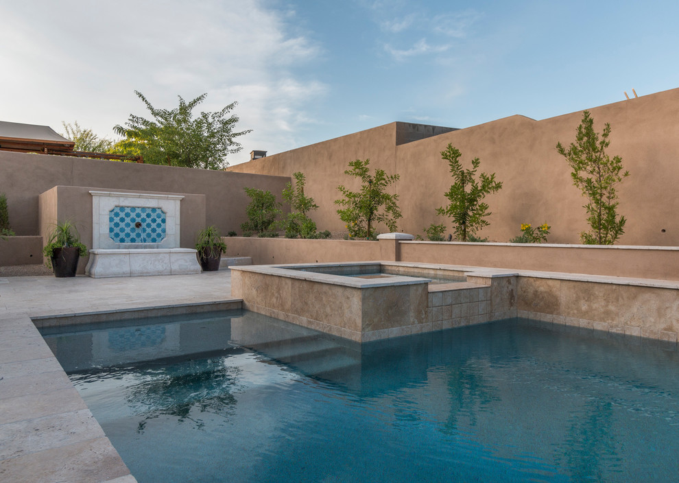 This is an example of an expansive transitional pool in Phoenix.